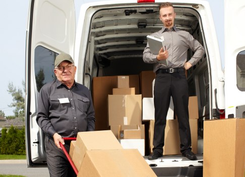 Moving van used for smaller removals and furniture transport