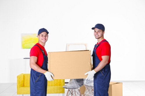 Local packing team helping with a move in Ireland