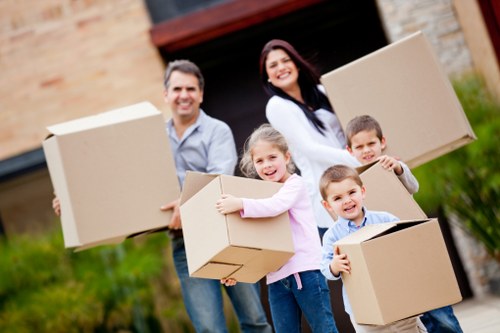 Unpacking service setting up a new home after relocation