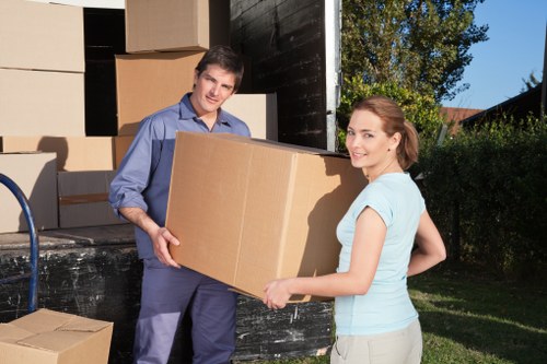 Preparing desks, boxes, and IT equipment for office removal